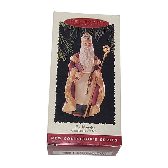Hallmark Other - Hallmark Keepsake Ornament St Nicholas Christmas Visitors 1995 Collectors Series